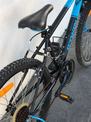 Bicicleta BTWIN ROCKRIDER 500 24 Azul y Negro