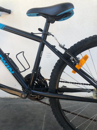 Bicicleta BTWIN ROCKRIDER 500 24 Azul y Negro