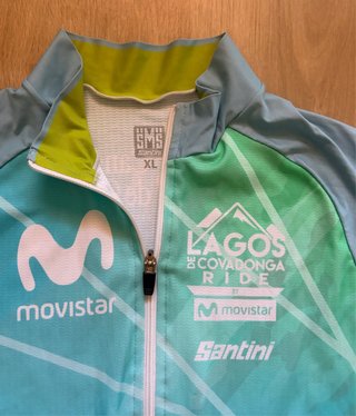 Maillot Ciclismo Movistar Santini Lagos Ride