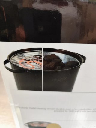 Barbacoa eléctrica y de carbón