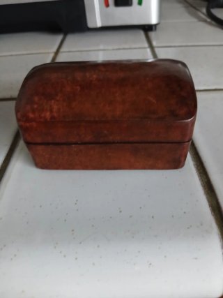 Scatola in cuoio