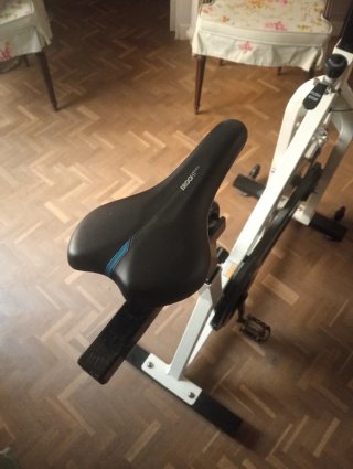 Bicicleta Spinning RUNFIT Fitness Blanca