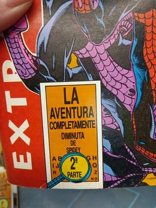 3 comics, forum, LA AVENTURA COMPLETAMENTE DIMINUTA DE SPIDEY , COMPLETA ,EXTRAS MARVEL - FORUM, con los posters