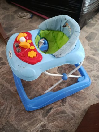 Andador bebé OLMITOS azul y verde