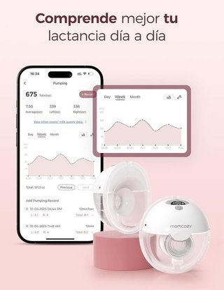 Sacaleches Momcozy M5 Smart Doble unidad app NUEVO