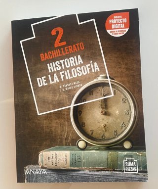 Historia de la filosofía, 2 Bachillerato