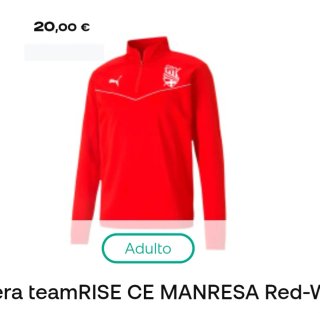 Equipación Fútbol CE Manresa Talla S