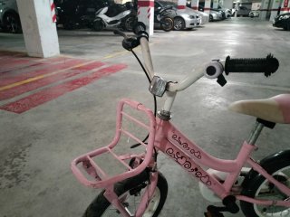 Bicicleta infantil rosa