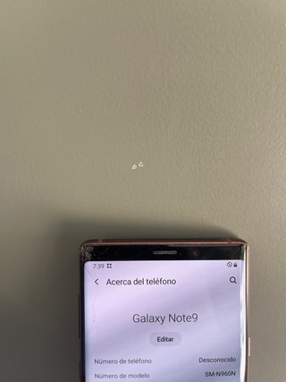 Samsung Galaxy Note 9/SM-N960F de 128GB chocolate