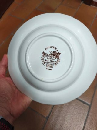 Juego 10 Platos Hondos Vintage Pontesa