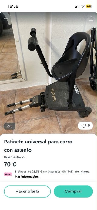 Patinete para hermano mayor