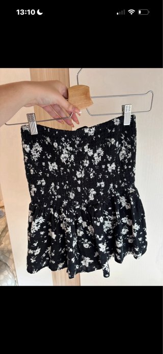 Falda pantalón floral elástica