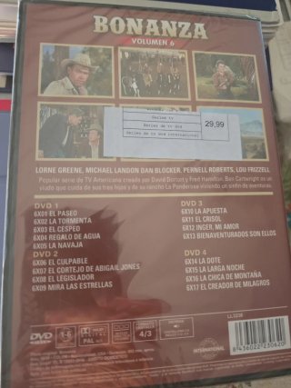 Bonanza Volumen 6 DVD