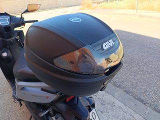 Moto Scooter azul agua