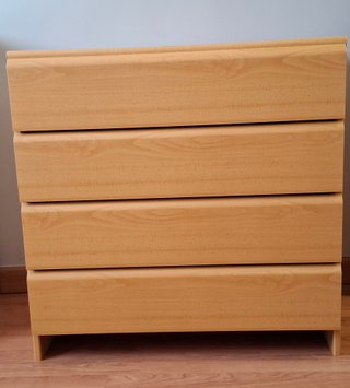 Cajonera haya 4 cajones