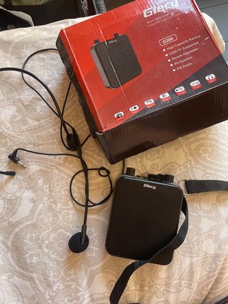 Altavoz Glecy G300 Amplificador Portátil Negro
