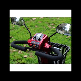 Scooter Elétrica Mobilidade Reduzida Vermelha