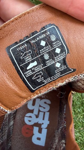 Botas caña baja talla 39