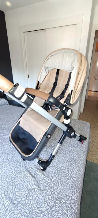 Carro de bebé con capazo color camel Bugaboo Camal