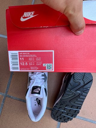 Nike Air Max 90 Gris y Blanco