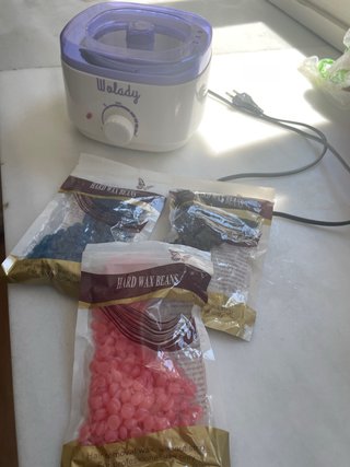 Máquina de cera Wolady + 3 paquetes de cera