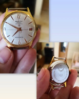 Lote 5 relojes vintage caballero