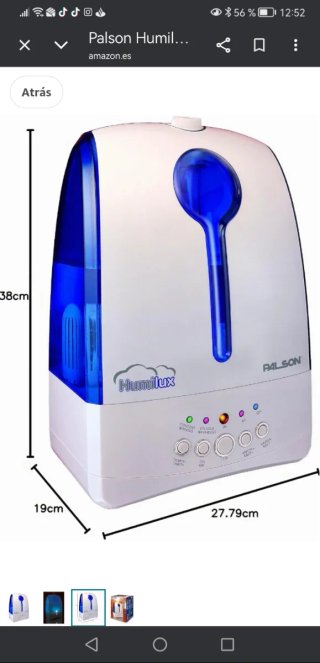 Humidificador Palson Humilux 5.8L
