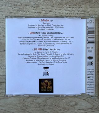 CD Single Michael Jackson - On The Line