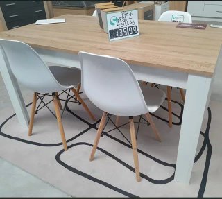 Mesa Comedor + 4 Sillas Pack Oferta
