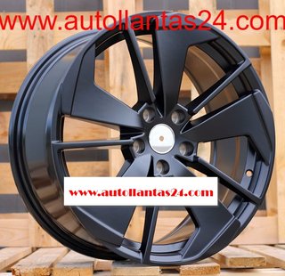 8812 JUEGO DE 4 LLANTAS SKODA BLACK r414753