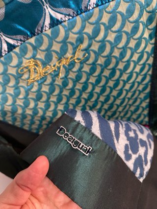 Abrigo Desigual Mujer Patchwork