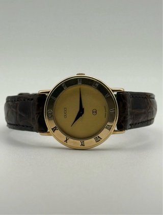 Reloj Gucci 3000L Mujer Oro Marrón