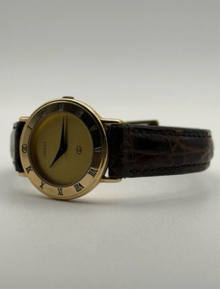 Reloj Gucci 3000L Mujer Oro Marrón
