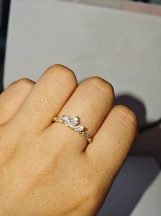 Anillo Pandora Racimo Herbario Reluciente