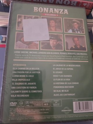 Bonanza Volumen 9 DVD Serie Western Español