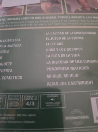 Bonanza Volumen 9 DVD Serie Western Español