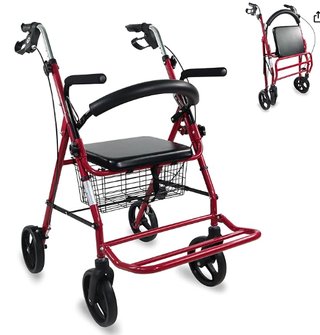 Andador Ancianos con Asiento y Reposapiés