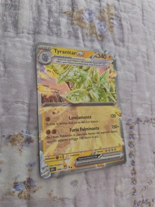 Carte Pokémon Tyranitar ex + Sigillo Forestale