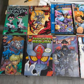 Lote 136 grapas USA Marvel, DC, Image y más