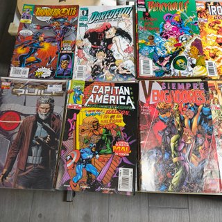 Lote 136 grapas USA Marvel, DC, Image y más