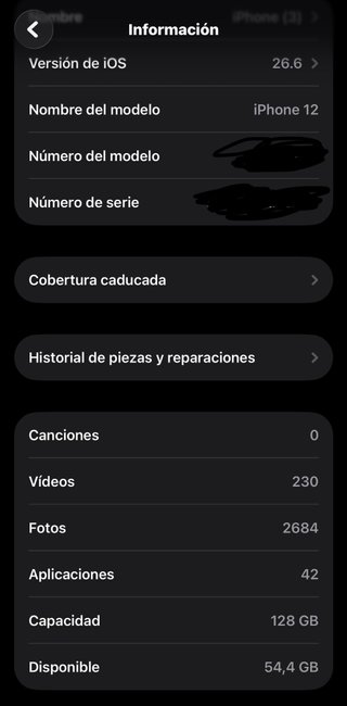 iPhone 12 128GB – 120€ – Para reparar cámara