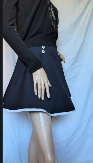 Gonna ampia stile marinaro pin up