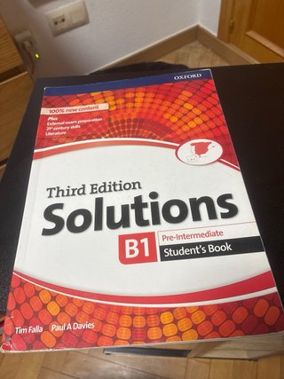 Solutions B1 Pre-intermediate Student?s Book