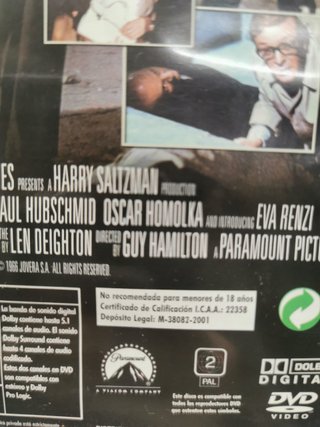 Película en DVD FUNERAL EN BERLIN - MICHAEL CAINE , GUY HAMILTON - DESCATALOGADA