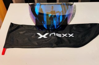 Visor Iridium Azul Nexx X.WED3 + Pinlock + Funda
