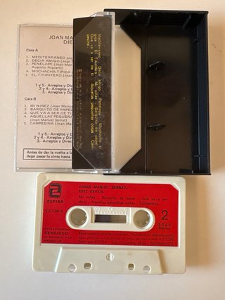 Casete Joan Manuel Serrat - 10 Éxitos