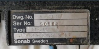 Sonab MR205 MTD Radioteléfono Móvil Profesional