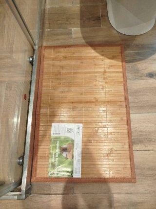 Tappeto in bambù per bagno