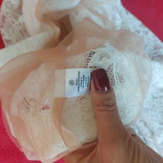Traje de encaje blanco chaqueta y pantalón