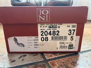 Zapatos de tacón Joni dorados y plateados
